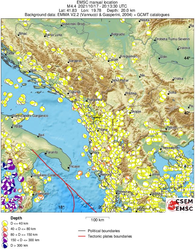 Regional moment Tensor