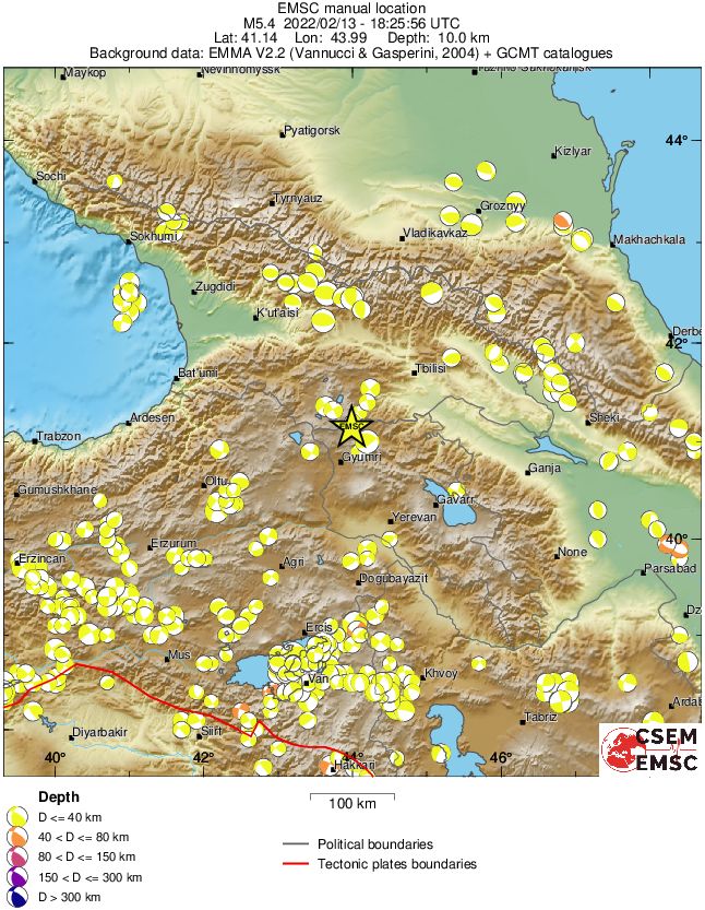 Regional moment Tensor