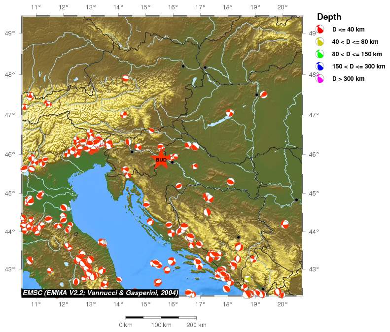 Regional moment Tensor