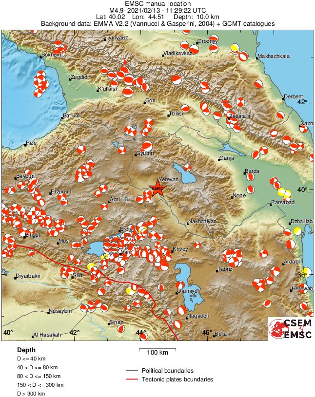 Regional moment Tensor