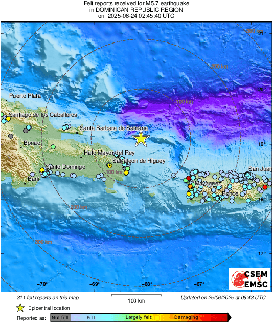 intensity map